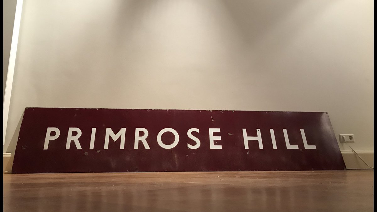 PrimroseSign's tweet image. This awesome piece of wall art is now listed BUY IT NOW on eBay. Go to PrimroseHillSign.com. #PrimroseHill #NW1