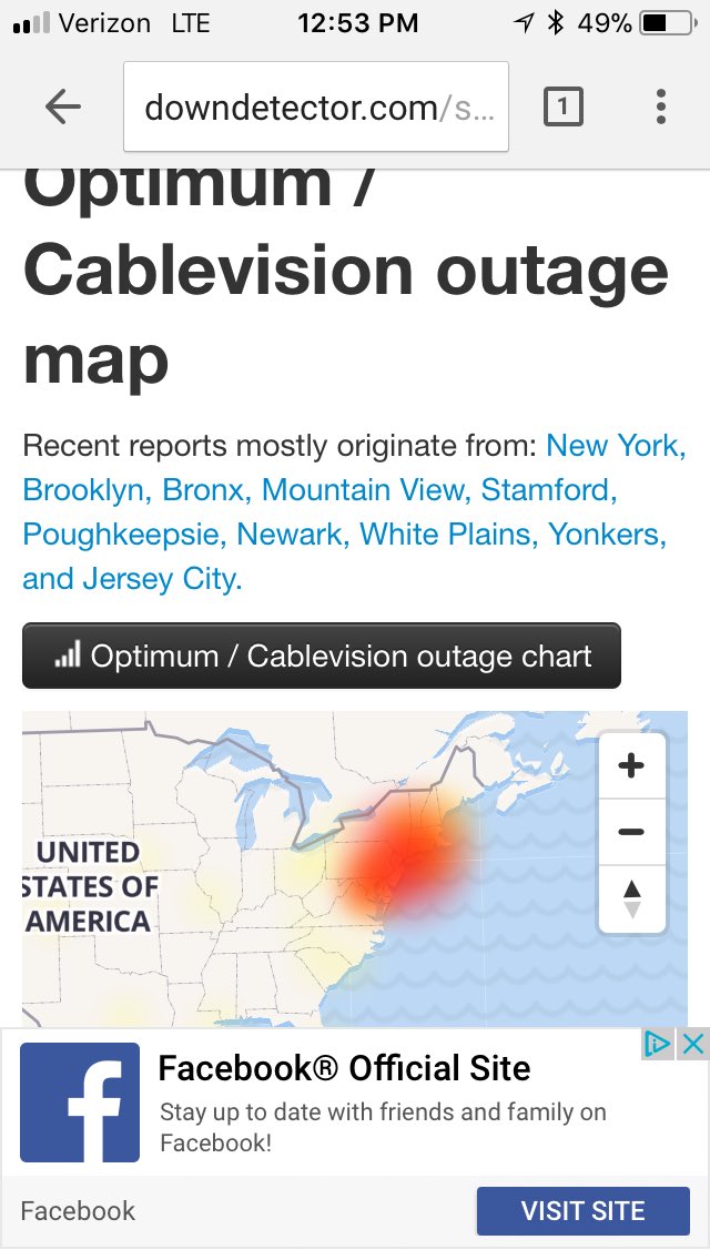 finkshrink's tweet photo. What's up with large scale #optimumserviceoutage in Tristate area? @OptimumHelp @optimum @lohud @nytimes @JessicaEAgee https://t.co/BxiQz8sJhs