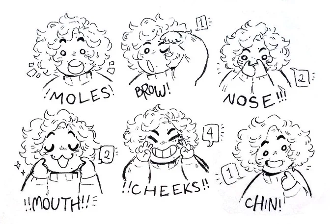 10 whole moles!!! 