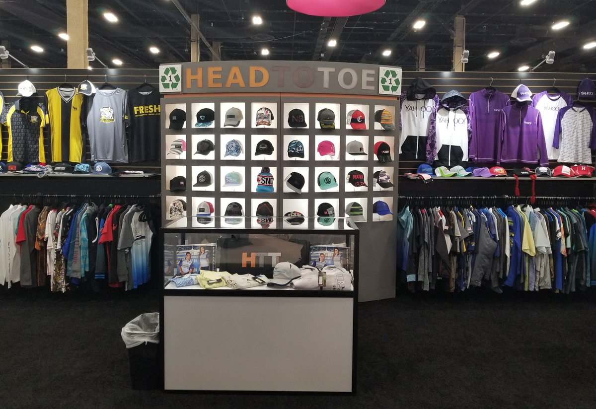 HTTApparel's tweet photo. It was another great @PPAIExpo #PPAIExpo2018 #PPAIExpo #tradeshow #promoapparel #apparel #promotionalproducts #headwear #uniforms #httapparel #headtotoe https://t.co/EiCJv8X24o
