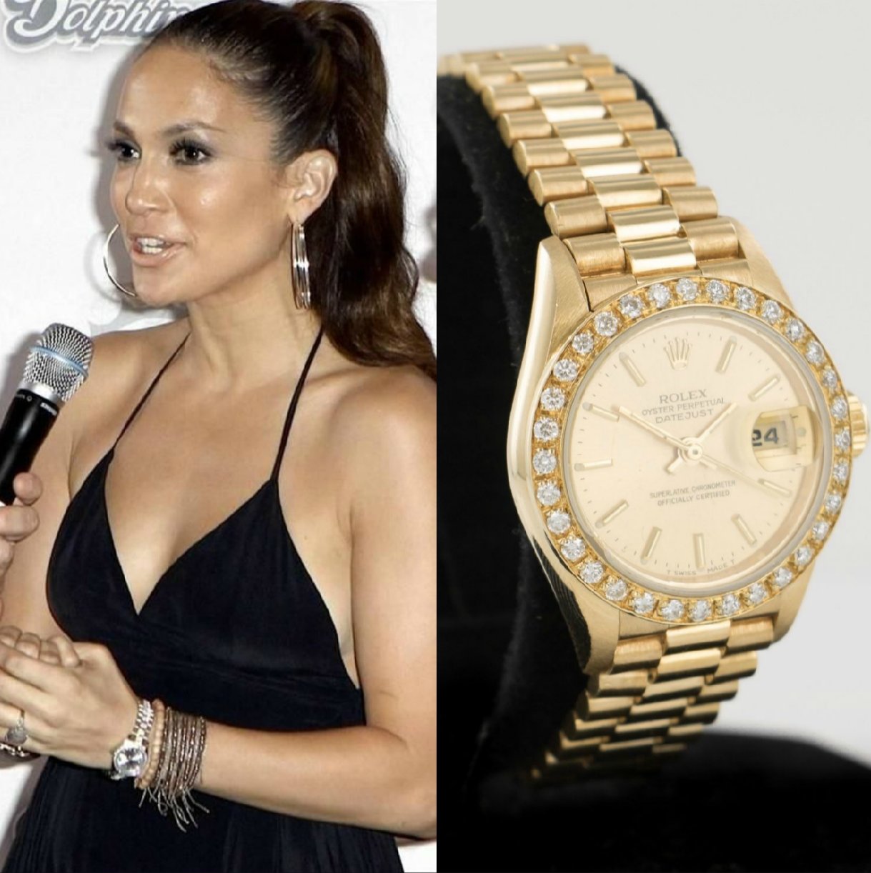 Jennifer lopez rolex hotsell