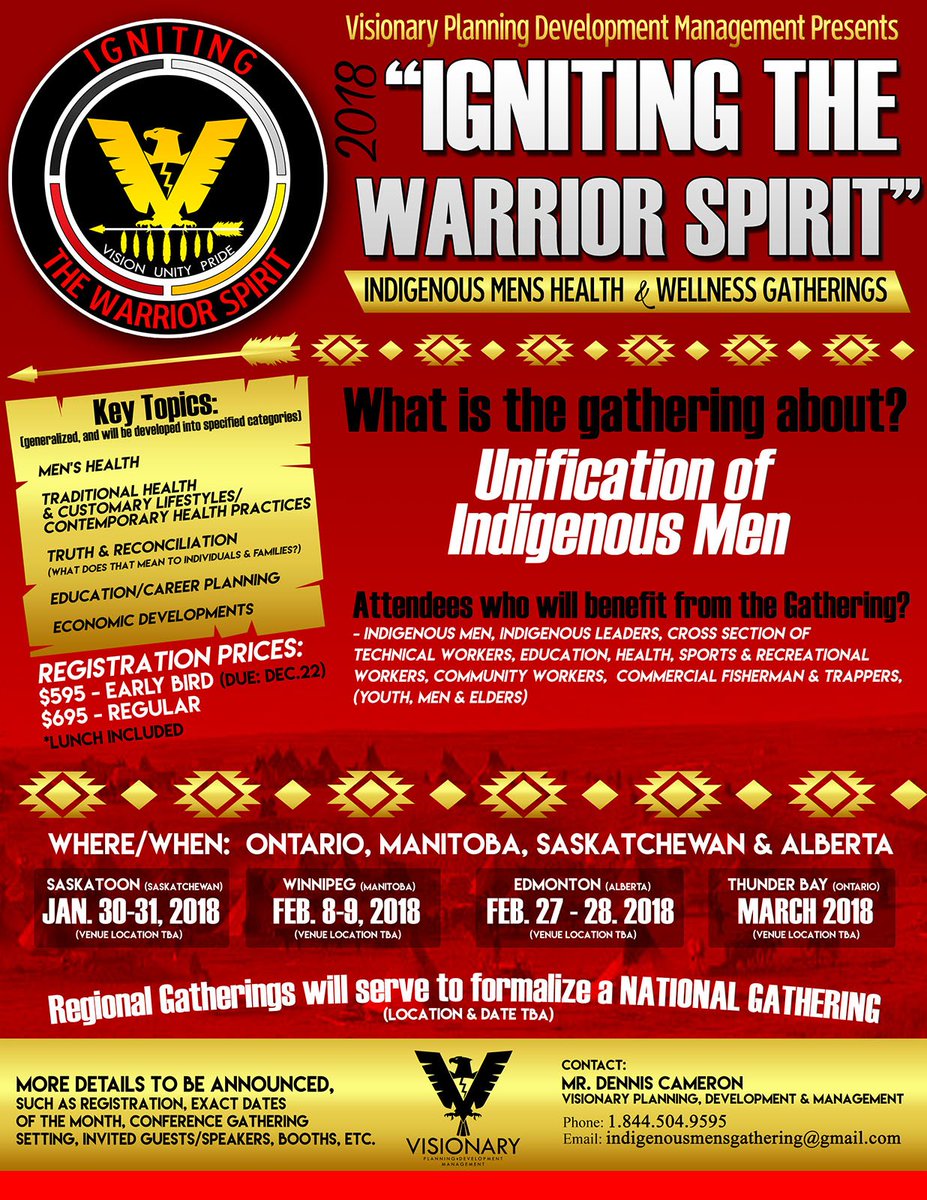 Marymound's tweet image. Our #INDIGENOUS Youth Mentors (Daman and Terence) present at the first Annual Indigenous Mens Gathering- "Igniting the Warrior Spirit" January 30-31, 2018 in Saskatoon and in Winnipeg, Feb. 8-9. #Winnipeg