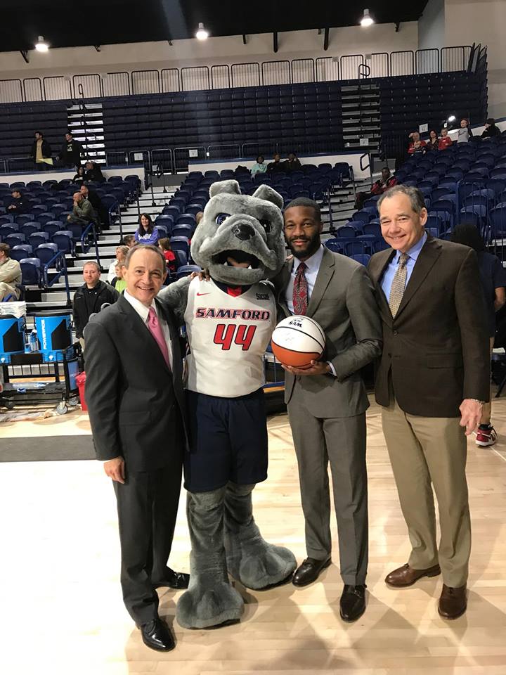randallwoodfin's tweet image. Was an absolute pleasure to attend the Wooford v. Samford game last week. Thank you to Samford President Andrew Westmoreland and Dean of Cumberland Law Henry Strickland for the warm welcome. Go Bulldogs!