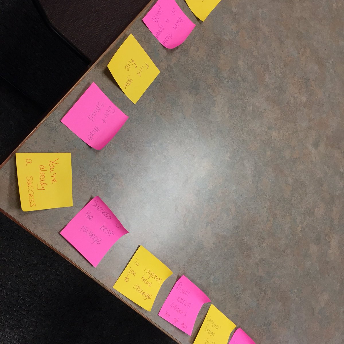 Well this is fun! Surprise affirmations in the library! #youarealreadyasuccess #librarylife #myotc