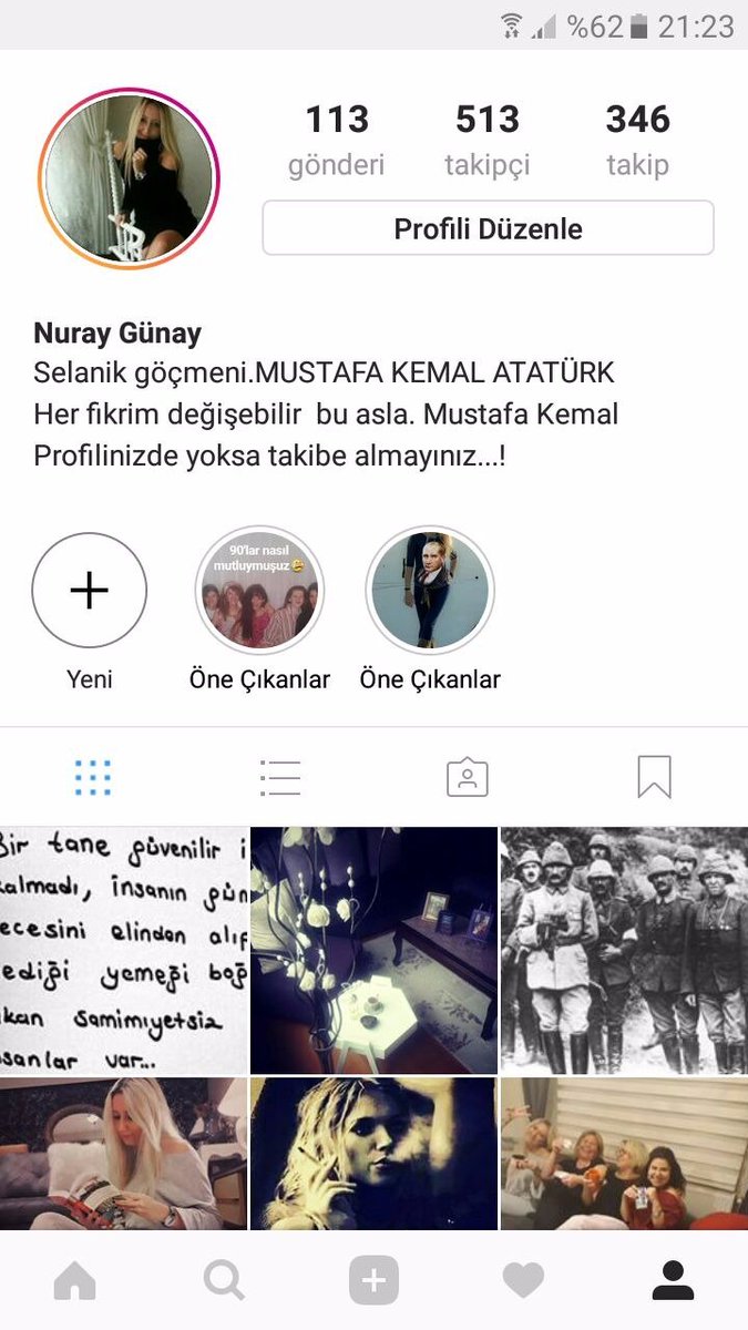 TCatikfb's tweet photo. Burdaki Nuray Günay ablam instagramda renkli  profiliyle ... Atatürk 'çü dostlarını bekliyor
Atatürkçüler instagramda bu hesabı takip ederseniz sevinirim
 https://t.co/pTA7D9JL79 … https://t.co/E3kLtKDwGv