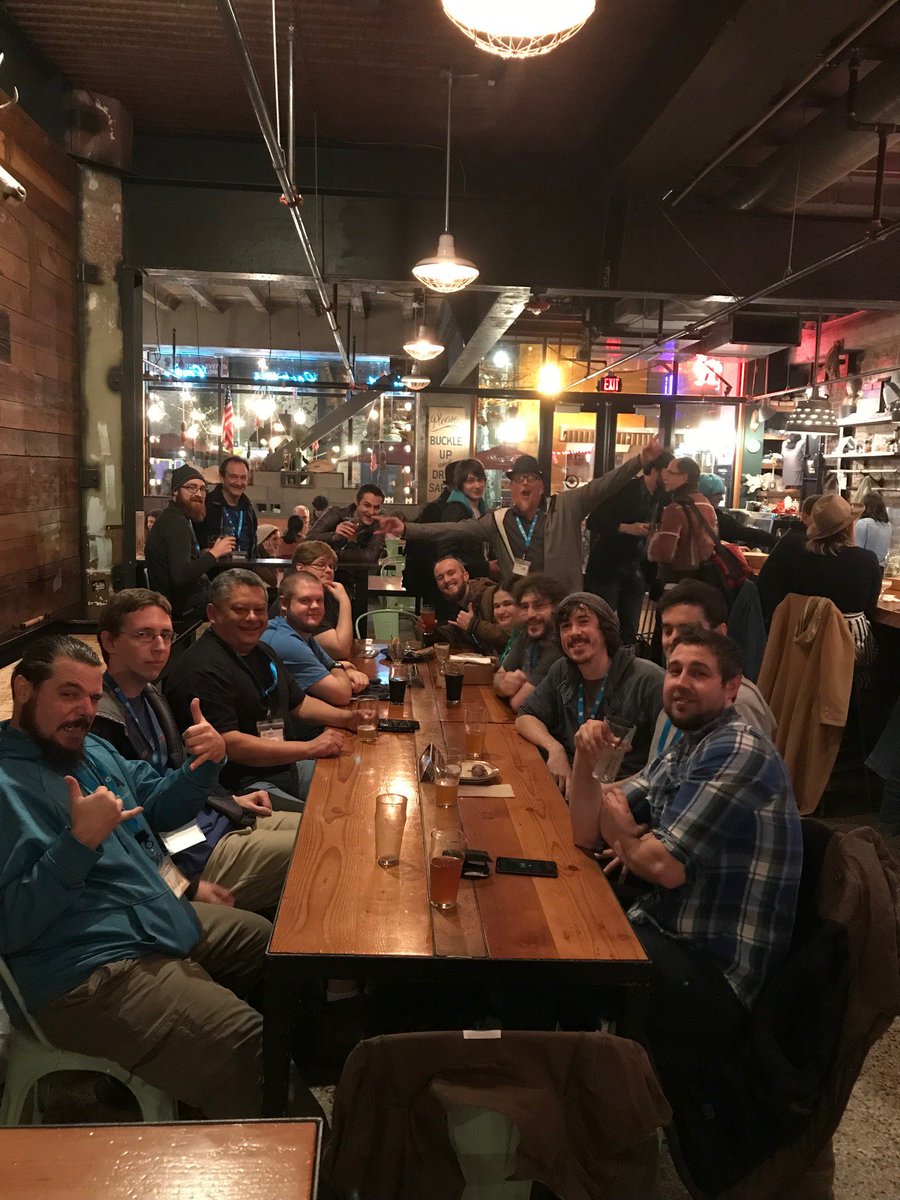 hpdevelopers's tweet image. Thoroughly enjoyed sponsoring and participating in @BarCampEugene last weekend with @EugTech at @eugenerain - complete with after-party at @thebarnlight #BarCampEugene #techtalk #BarCamp