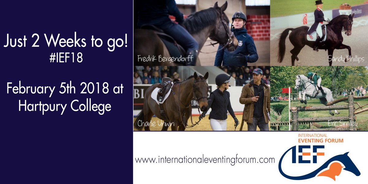 EventingForum's tweet image. Just TWO weeks to go!!!! Have you booked your tickets yet? 
If eventing success is on your agenda this season, #IEF18 must be in your diary! Our speakers include some of the top competitors and trainers in the sport and is not to be missed! 
#learnfromthebest