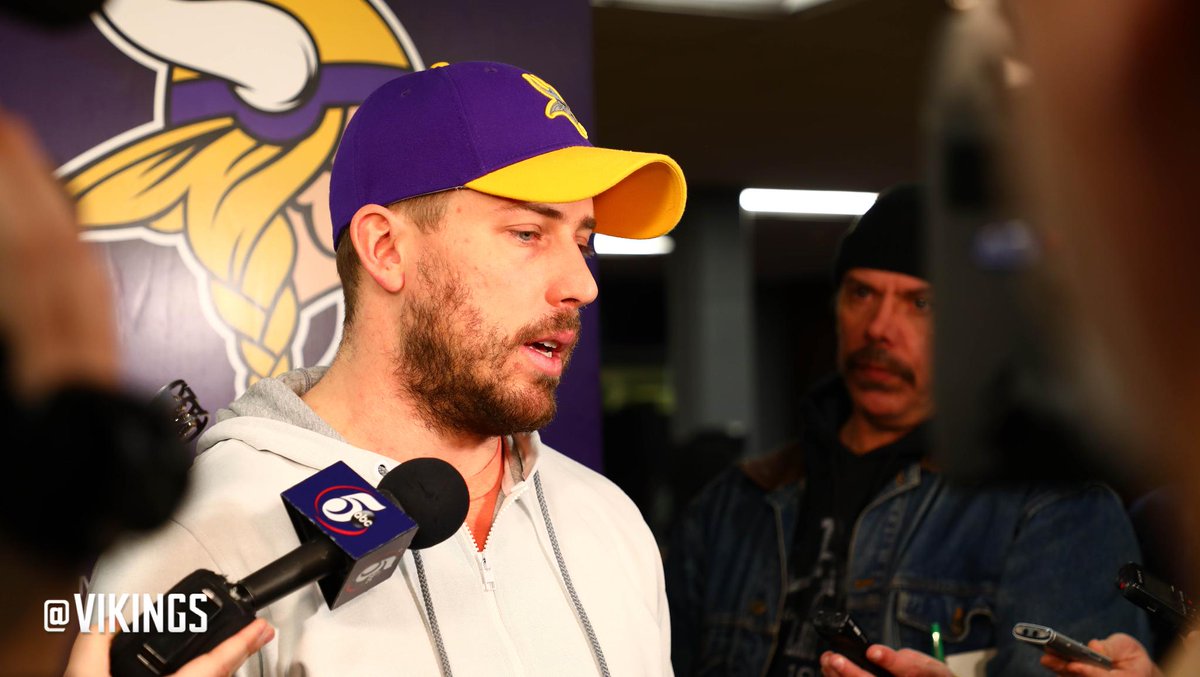 "As much as it hurts right now, we still have a lot to be proud of." - @casekeenum7   📺: mnvkn.gs/YjVU3p https://t.co/bxjv9JvacY