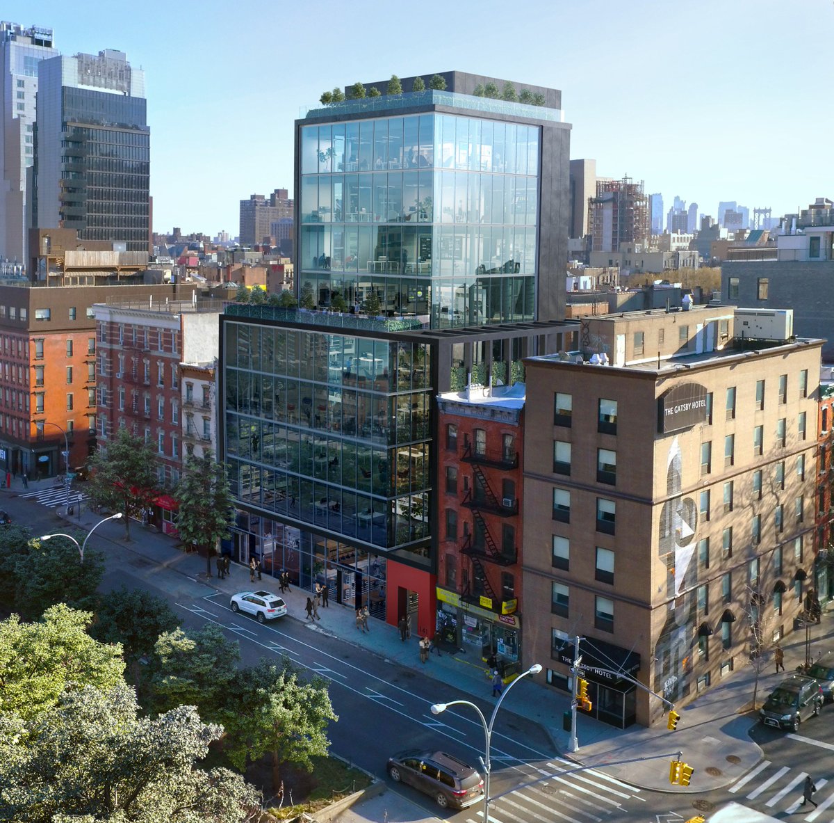 A new Roger Ferris designed icon situated at the gateway to the Lower East Side. Boutique office &amp; retail opportunities available in 2019. #141easthouston
eastendcap.com/news/sunshine-…