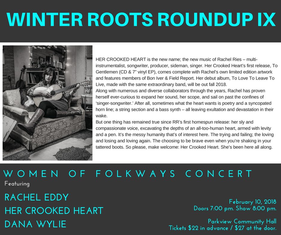 AschCollection's tweet image. Learn a little bit more about Winter Roots Round IX: Women of Folkways artist Her Crooked Heart
hercrookedheart.com
#yegarts #yegevents #yegmusic