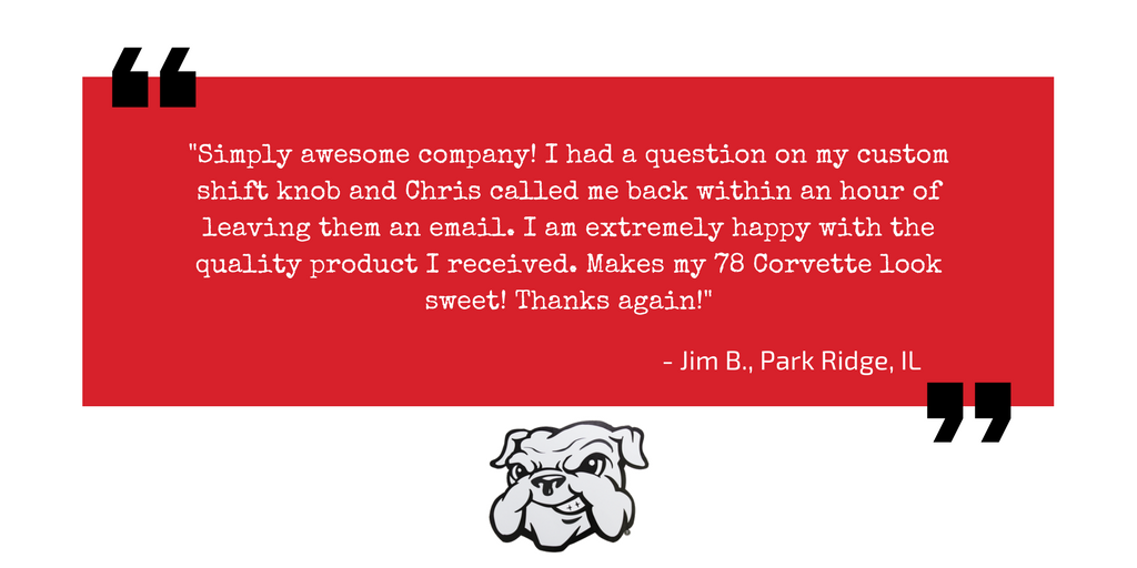 SpeedDawg's tweet image. We're a "simply awesome company" with simply awesome CUSTOMERS! The Speed Dawg team is ready to make your custom shift knob order effortless. Let us know how we are doing: speeddawg.com/contact-us
#speeddawg #customshiftknobs