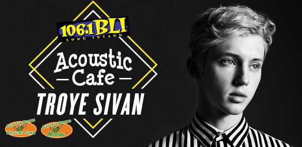 Talking to <a href="/TroyeSivan/">👼🏼</a> today in the BLI Acoustic Cafe! Got a question for Troye? Tweet it using #SykeAsksTroye &amp; maybe I'll ask him for you!