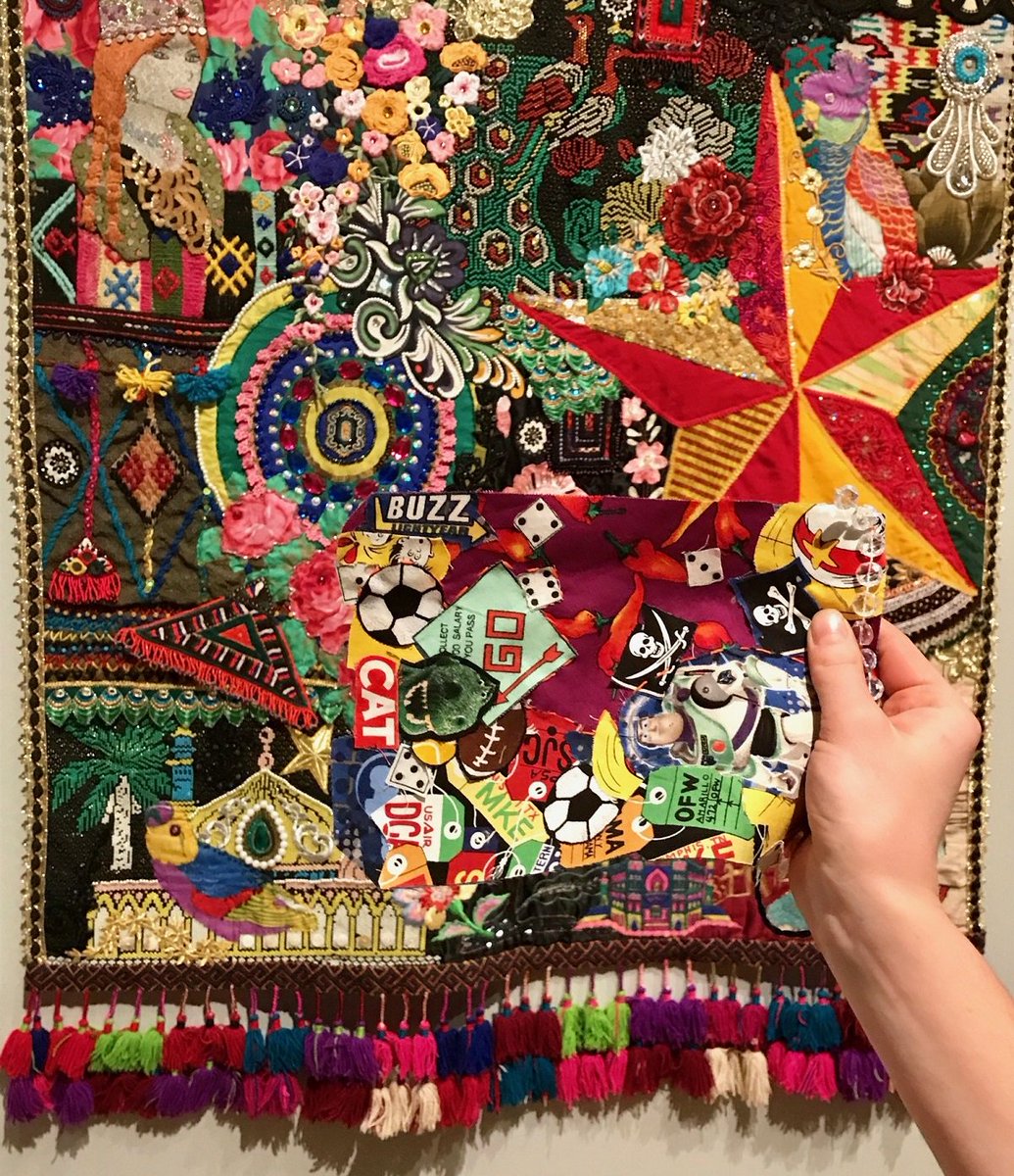 GWTextileMuseum's tweet image. Where does Ai Kijima's art begin and our sample collage end? This Wednesday night create your own #upcycled artwork as you sip on @AtlasBrewWorks beer! Register now to secure your spot ow.ly/Pts930hVPgQ #acreativedc #bythings #202creates