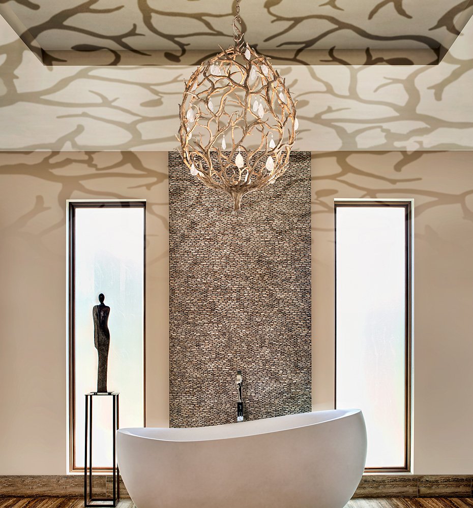 What makes Corbett Lighting's Enchanted fixture so magical? The amazing shadows it casts! #corbettlighting