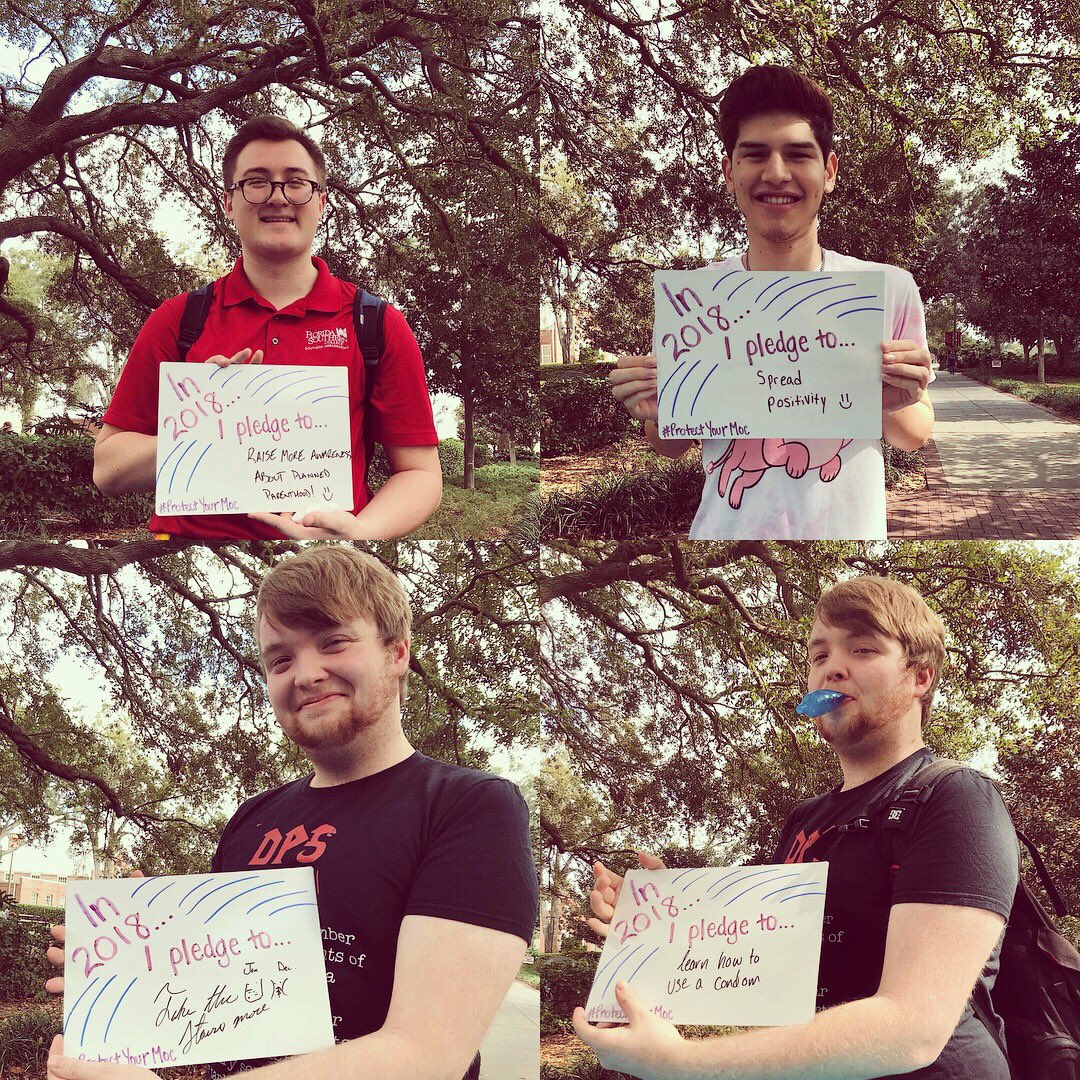 fscgenaction's tweet photo. We had so much fun meeting everyone and hearing about their #2018goals 👍🏼 FSC Generation Action pledges to #ProtectYourMoc 🐍 https://t.co/lieYRCviQk