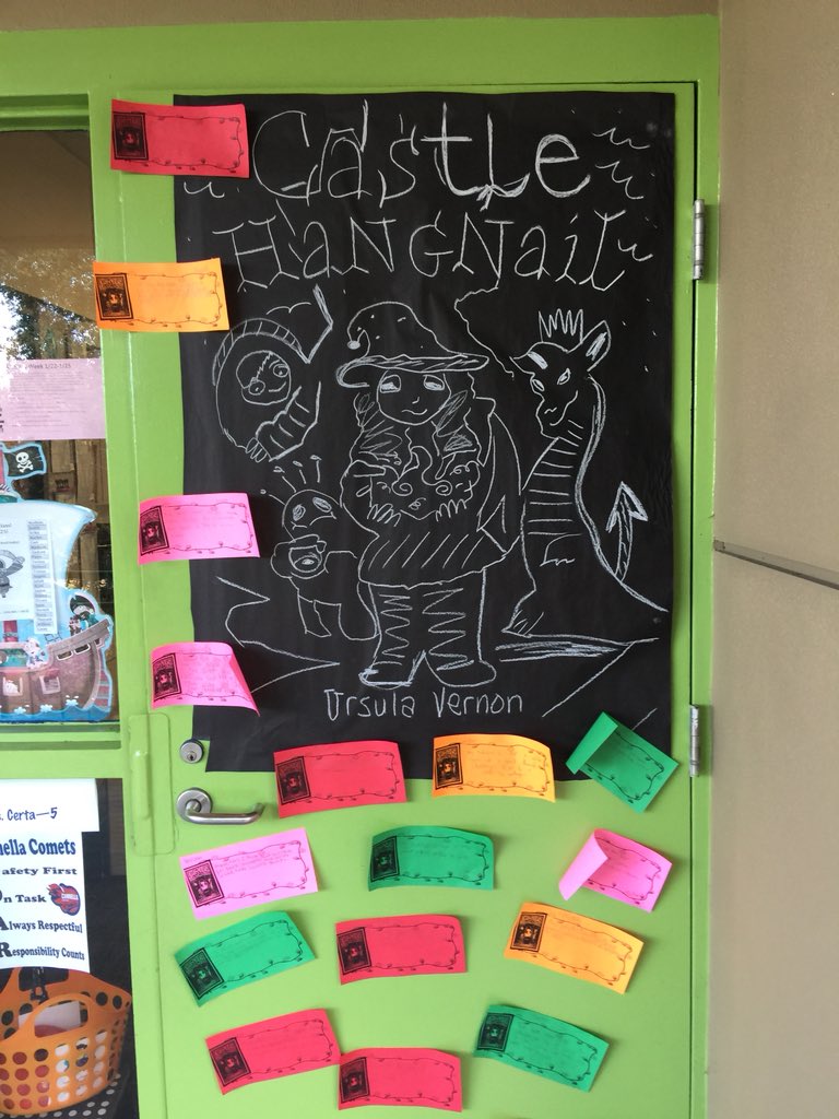 MichelleM0927's tweet photo. Celebrating Literacy Week with door decorating! https://t.co/eLWxVxt7bK