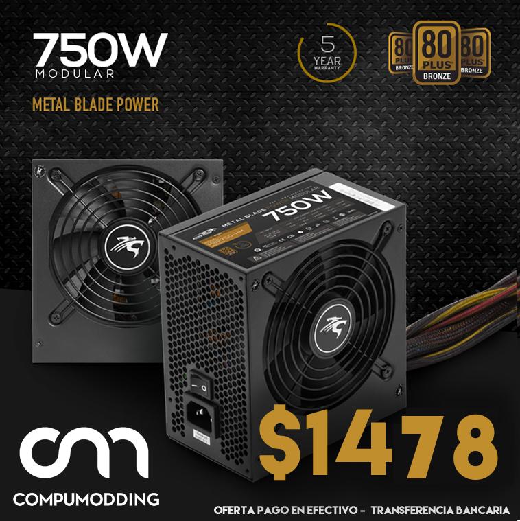 Todo el Poder del Metal en esta MBP750 80 Plus Bronze, esto es una compra segura con 5 Años de Garantía https://goo.gl/PfyLYZ
#mbp750 #sentey750w #fuentesentey #80plusbronze