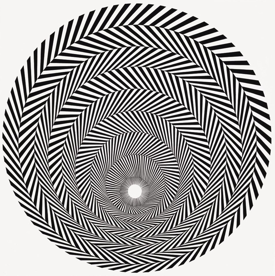 An occasional series, Examples of Modern Art & Architecture That I Actually Like. Bridget Riley, Eye Attack (1964)