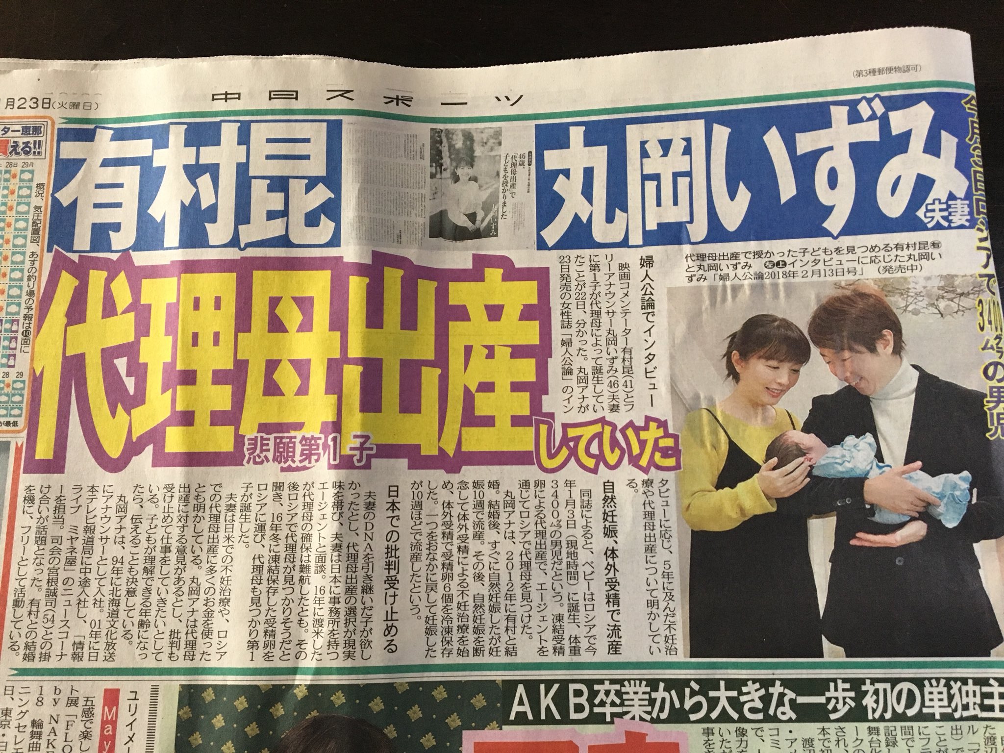 画像 丸岡いずみアナ 46歳で代理出産ですか インタビューが載ってる婦人公論を買うべきか T Co 46raifuvrz まとめダネ 画像 丸岡いずみアナ 46歳で代理出産ですか インタビューが載ってる婦人公論を買うべきか T Co 46raifuvrz まとめダネ