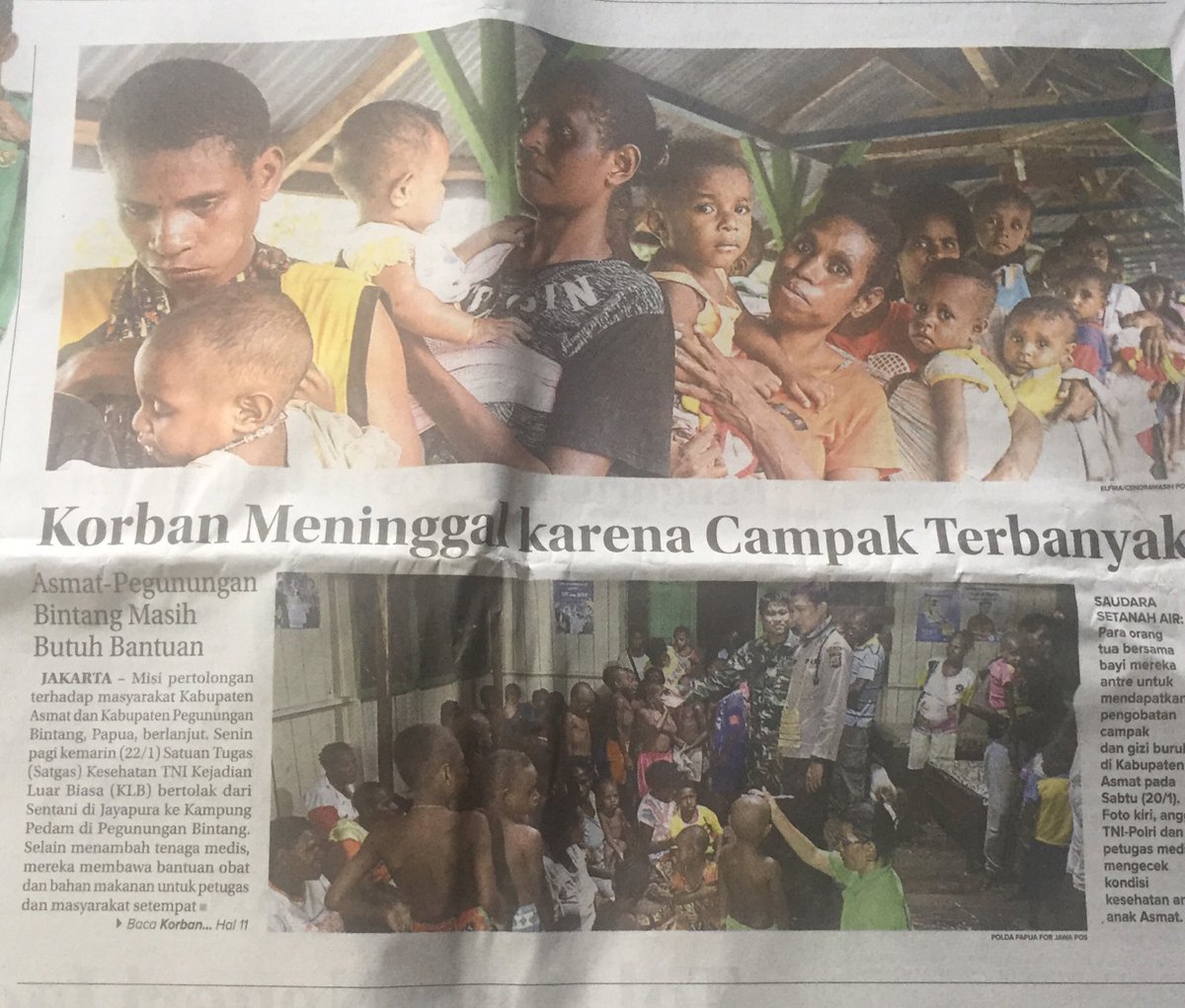 gm_gm's tweet photo. Tiket konser 25 juta selembar di Jakarta, mobil mewah dan pesawat terbang pribadi di wakil rakyat — sakit dan kematian di Kabupaten Asmat. https://t.co/QXE54Bk3We