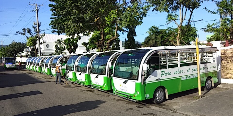 bongvlaurel's tweet photo. Sunny day in Tacloban. Getting ready for the launching of #PUVMODERNIZATION today. #star8 #solarjeepney for cleaner air, clean energy. @DOTrPH @LTFRB @DENROfficial https://t.co/Dor4RKBMVZ