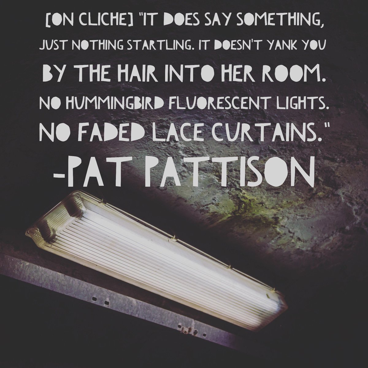 amaryahlabeff's tweet photo. My best friend Pat has this to say about cliches. 😏 Love his way with words! #cliche #songwriting #writingbetterlyrics #patpattison https://t.co/v09NKVpHke