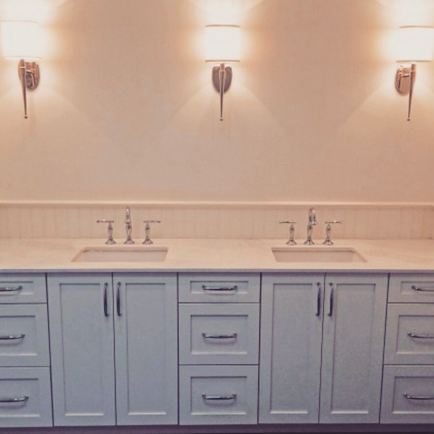 Want to surprise your loved one with new cabinets for Valentine's Day? We can help! #woods #woodscabinets #cabinetinstallation #customcabinets #kitchencabinets #bathroomcabinets #dencabinets #colorcabinets #builtins #cabinets #newbathroom #whitecabinets #valentinesday