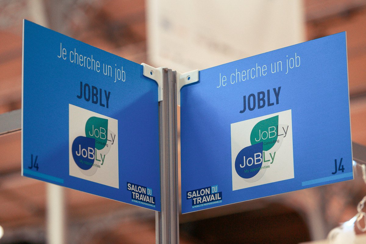 myjobly's tweet photo. JoBLy vous remercie de votre visite au @salondutravail et de la Mobilité Professionnelle 😎 A très bientôt sur notre site https://t.co/Q6dXM3pn1N
#SDT2018 #JeChercheUnJob #Carrière https://t.co/l6YyDCJz70