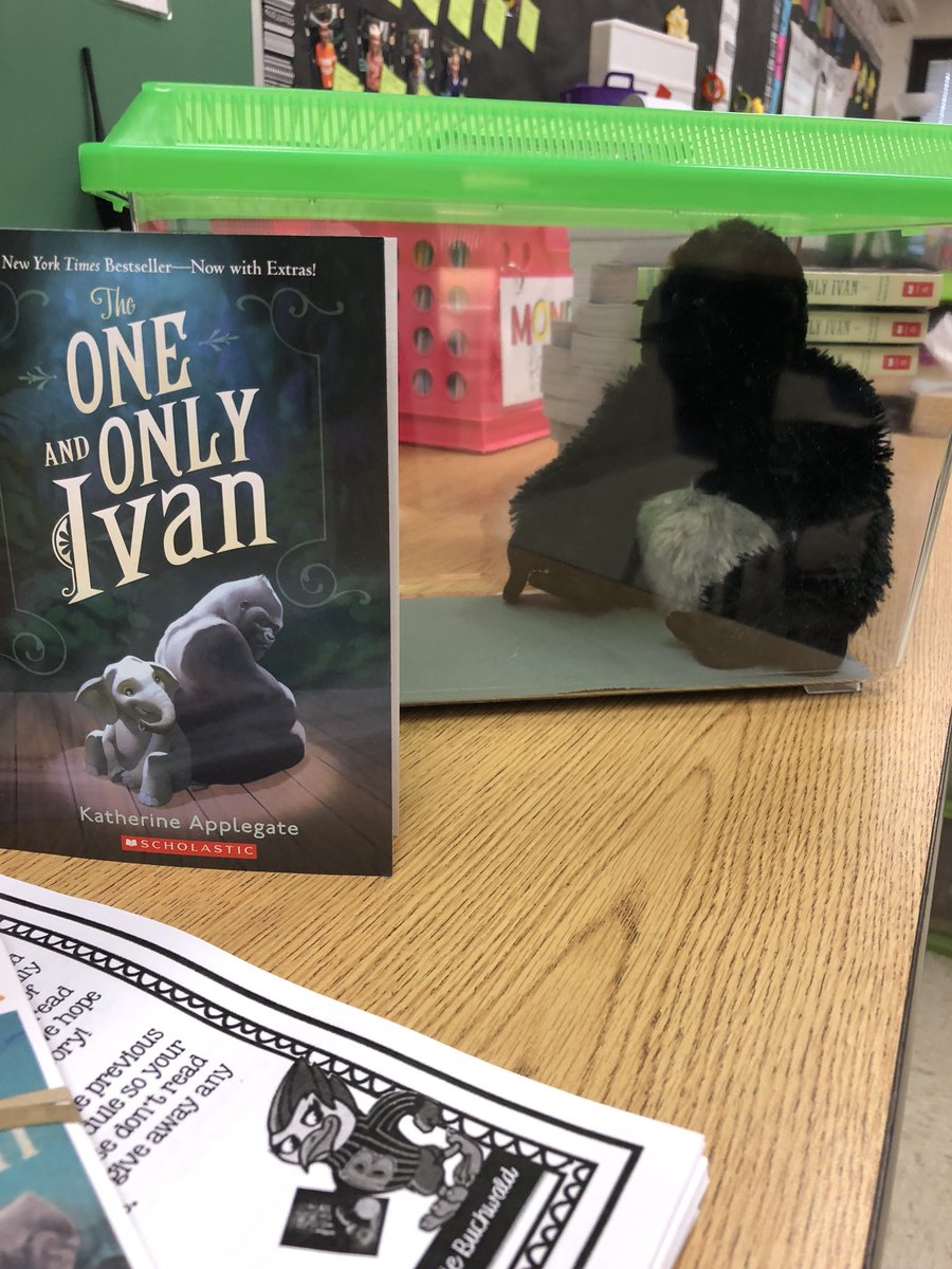 SarahGuidizi's tweet photo. Our One School, One Book novel has been revealed! Butterfield can’t wait to start reading The One and Only Ivan by @kaaauthor! #BFBluejays #weare44 #communitybookread https://t.co/H5nFtcIEmO