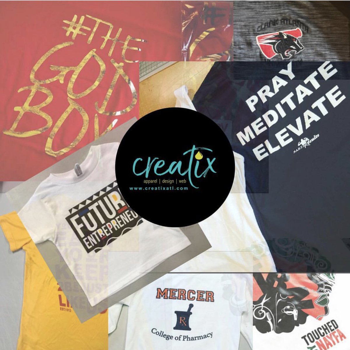 CreatixATL's tweet photo. Thank you to our customers who trust us with your vision. #CreatixATL #atlanta #georgia #atl #smallbusiness #smallbiz #illustration #graphicdesign #logodesign #shoplocal #atlantaprinting #atlantaprintshop #webdesign #screenprinting #branding https://t.co/x1IK56Rwz8