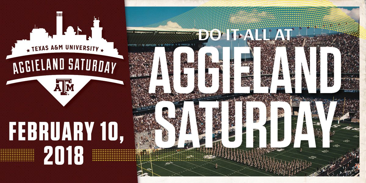 Aggiebound On Twitter Aggieland Saturday Is Tamu S Largest Open House Event For Aggiebound Hopefuls See You Here On February 10 Agsat Https T Co Jwyvgtqset Https T Co Kaiardkhrz
