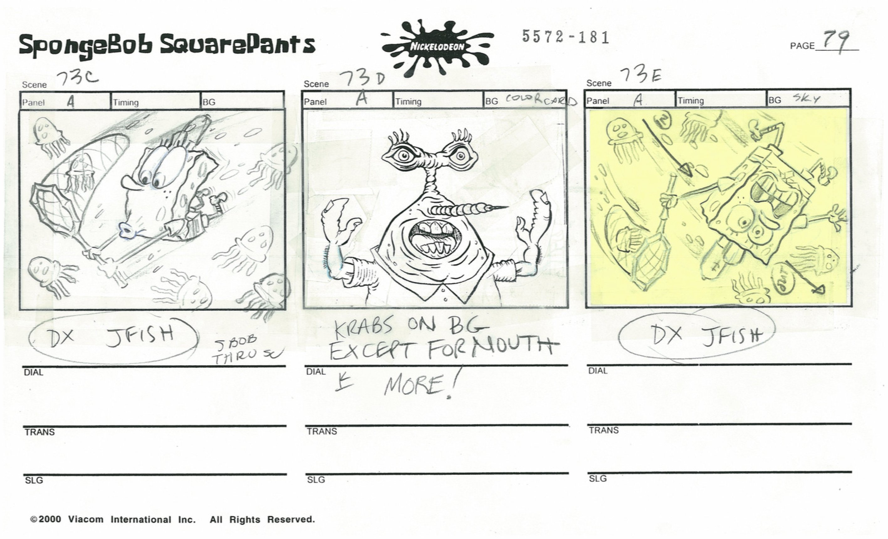 Adam Paloian on X: Some board/layout drawings from Jellyfish Hunter of a  creepy Mr. Krabs (aka MOAR Krabs) that never made it to final film. Not  sure which artist drew these, possibly
