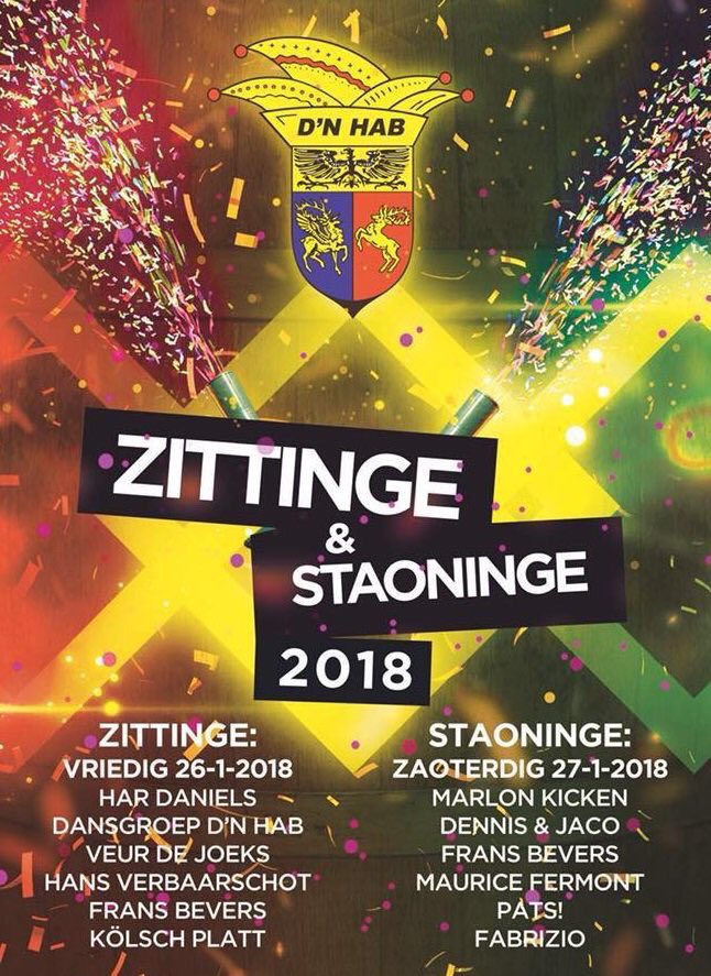 cvdenhab's tweet photo. Nag gèn kaarte vûr de zittinge van aankomende vriedig? D’r zien nag inkele plaatsbewieze! Neem heejveur contact op via info@cvdenhab.nl https://t.co/6z65hnYcqT