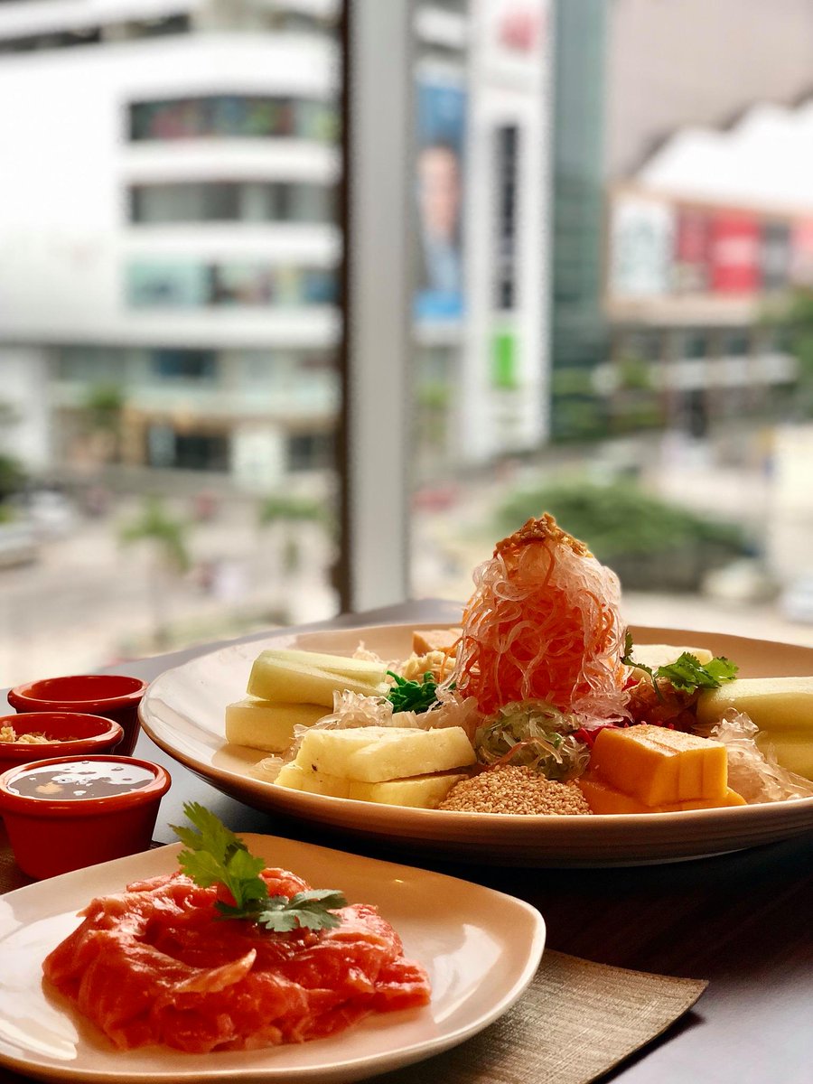 Let's get together over Salmon Yee Sang @ #TheWembleyPenang  goo.gl/4T4MYz #TasteStGiles #StGilesHotels