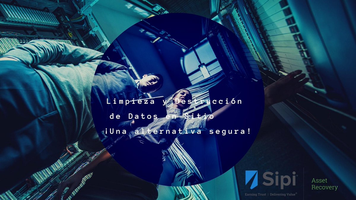 SipiARLatam's tweet photo. Sipi Asset Recovery Latam  se ha enfocado en proveer mayor seguridad para las empresas es posible hacer la gestión de borrado seguro certificando el proceso. Queremos contarle más sobre Limpieza y Destrucción de Datos en Sitio, consulte el siguiente link https://t.co/OkgMarqttO https://t.co/PH5WcoTwyU