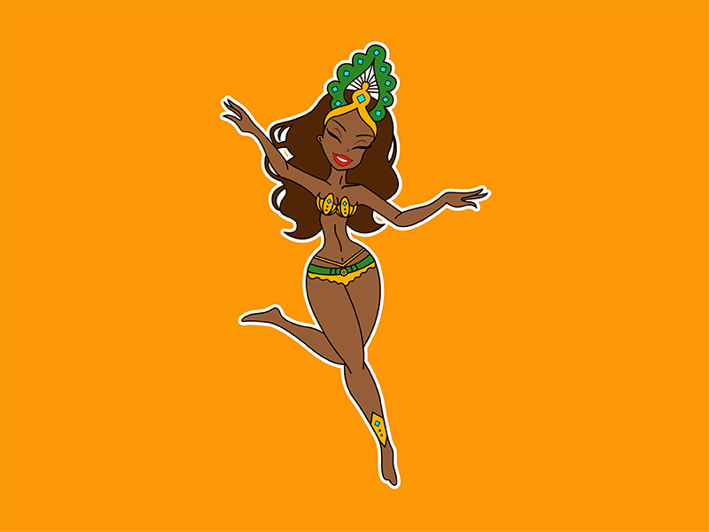 Sara_Geci's tweet photo. Brazilian dancer made for a @stickermule playoff :D
-
-
-
#dancer #dancerlover #sexy #design #graphicdesign #adobe #graphicdesigner #illustration #art #artwork #character #gamedesign #Dribbble #brazil #braziliandancer #karnival #lovely #cute #hug #fun #funny #prettyface #logo https://t.co/FbLQ2NqBSw