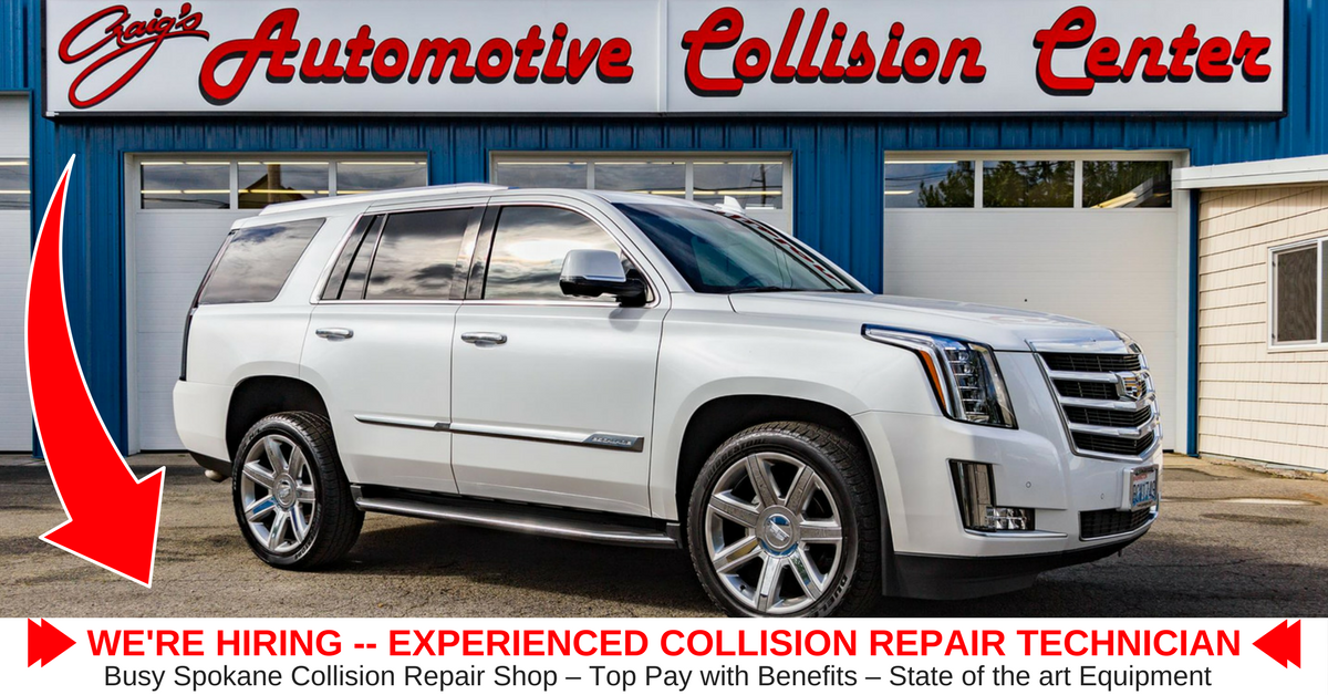 WE'RE HIRING: We have a rare opportunity available for a Full-Time Collision Repair Tech who's detail driven with a customer first attitude. We have equipment that enables production and our reputation from 30 years in Spokane keeps us BUSY!

craigsautocollision.com/careers #Spokane