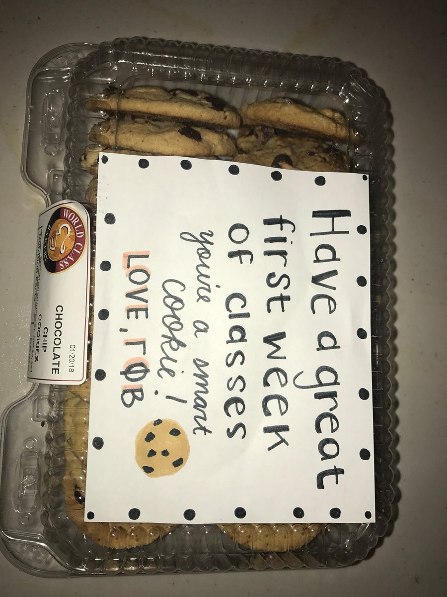 Thank you so much @RU_GPHIB for the cookies! You guys are a real treat 😉