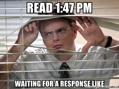 BetsyLorraineB's tweet photo. #mco435 When you text something really important to bae #plsrespond https://t.co/2LnMkiL8PX