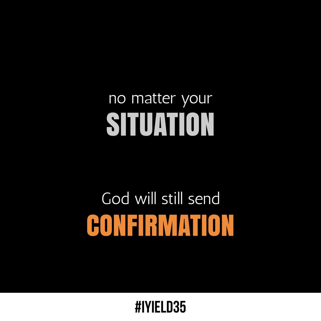 iyield35's tweet photo. God is NOT interested in your doubt. He wants to know if you will continue to  believe that He will absolutely complete the work He has already began in You... despite your present sufferings. Are you committed to trusting God? 
#staycommited https://t.co/ohRgi20VlU