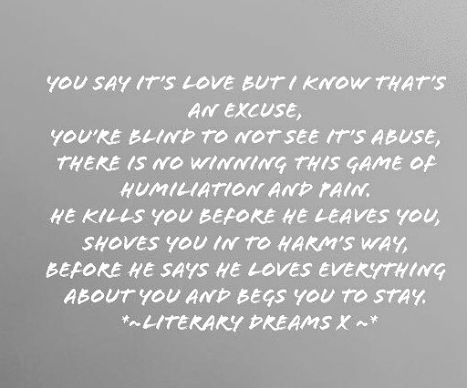literarydreamsx's tweet image. Abuse #Abuse #domesticviolence #hastostop #lovewhoyoulove #donthurtanyone #pain #heartbreak #speakout #lovehurts #poet #literarydreamsx (Sorry it’s a sad one and not my best but writing from experience. Abuse is abuse) #physicalabuse #emotionalabuse 💔 Too many victims/survivors