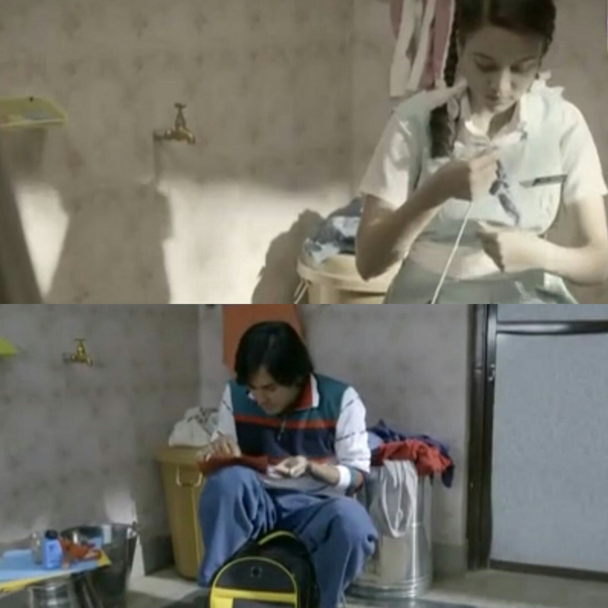 Bathroom: Ek Prem Katha 😂😂😂😂😂
#YehUnDinonKiBaatHai