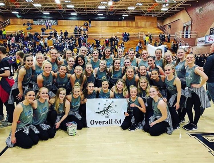 LaytonHigh's tweet photo. Lancers!! The Region Drill competition is at Layton on Wednesday!! The Lancelles are fighting to keep the region title for the third year in a row! The tickets are only $4, so come support the Lancelles! #lhslimitless https://t.co/tUTdwcJ8Is