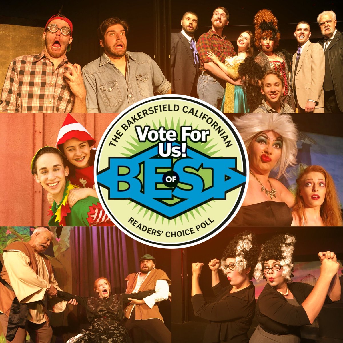 We are so excited to be nominated “Best Community Theatre”Follow the link to vote for us! 
bakersfield.secondstreetapp.com/l/Best-of-Kern…