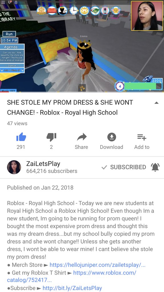 Zailetsplay Roblox Royale High School