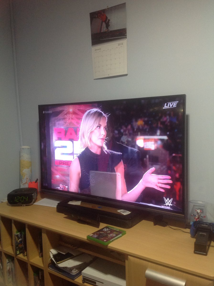 jjt_kieran's tweet photo. Here we go #Raw25 #RAWPreShow @JerryLawler @JRsBBQ @ReneeYoungWWE @DavidOtunga this is going to be good! https://t.co/3IZRjK2B5T