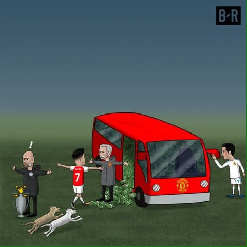 Alexis Sánchez's Manchester United wages broken down [before tax]:

💰 £25.5m-a-year
💰 £2.1m-a-month
💰 £490,000-a-week
💰 £70,000-a-day
💰 £2,900-an-hour
💰 £48-a-minute
💰 80p-a-second

Source: Daily Mirror