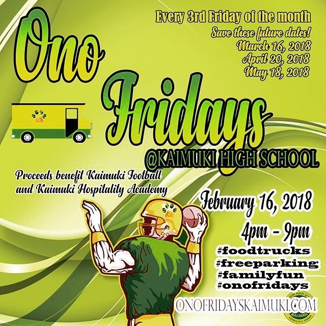 PrincipalAraki's tweet photo. #onofridays is one month away!  Every 3rd Friday. #kaimukihighschool https://t.co/7fWwotPA2l https://t.co/PqVB0VE7dd