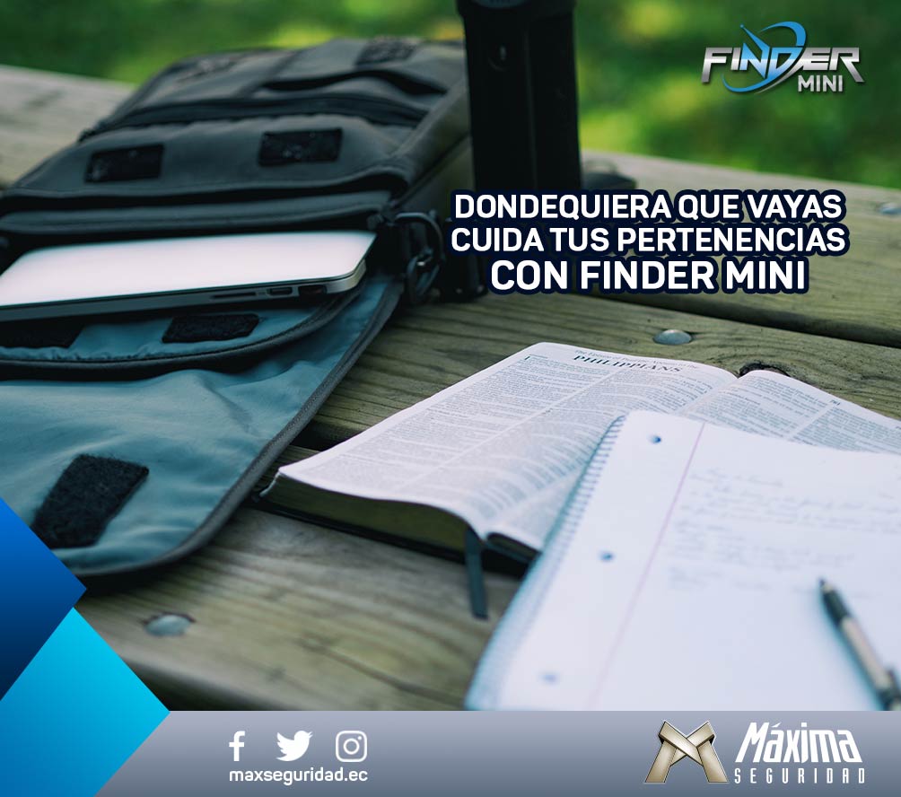 maxseguridadec's tweet photo. Bien sea en el trabajo o la universidad, cuida tus pertenencias dondequiera que vayas con #FinderMini https://t.co/v4T3QfHDVn #GpsFinder #ProtegeTusPertenencias https://t.co/LIJPBuYxVj