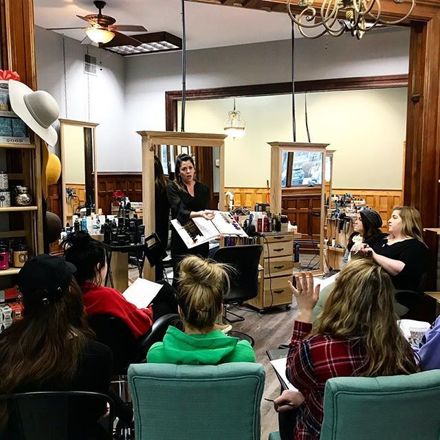 salontower's tweet image. Thankful for our LANZA training tonight! We believe in constantly bettering ourselves through education! #welovelearning #lanzalove #healingcolor #neverstoplearning